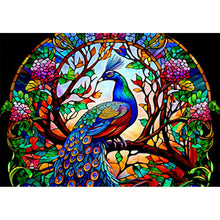 Load image into Gallery viewer, Stain Glass (55*40CM) 14CT 2 Stamped Cross Stitch
