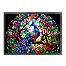 Load image into Gallery viewer, Stain Glass (55*40CM) 14CT 2 Stamped Cross Stitch
