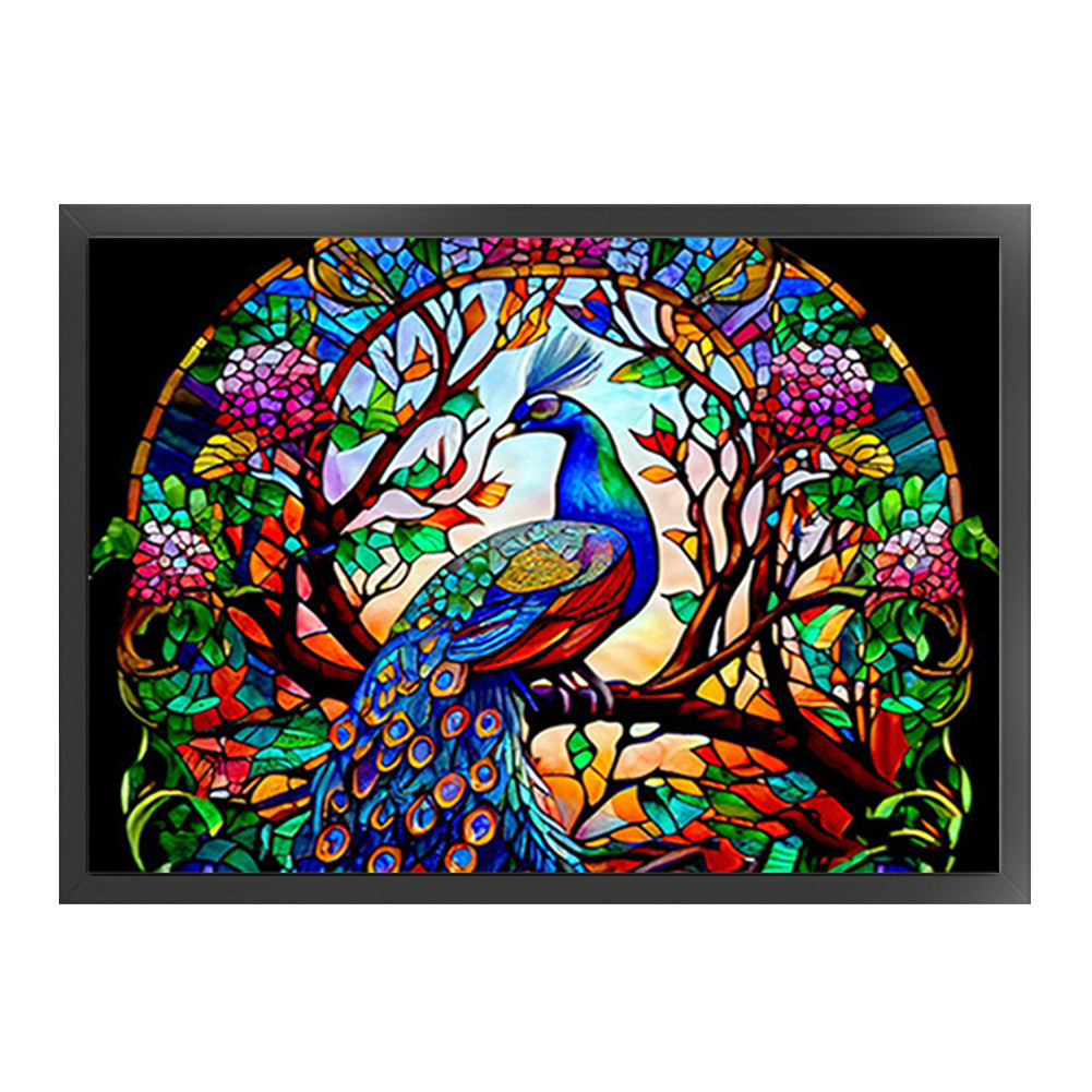 Stain Glass (55*40CM) 14CT 2 Stamped Cross Stitch