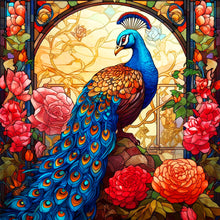 Load image into Gallery viewer, Parrot Crow Peacock Tiger 30*30CM(Canvas) Full Round Drill Diamond Painting
