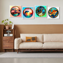 Load image into Gallery viewer, Flamingo Dolphin Cat Goldfish 30*30CM(Canvas) Full Round Drill Diamond Painting
