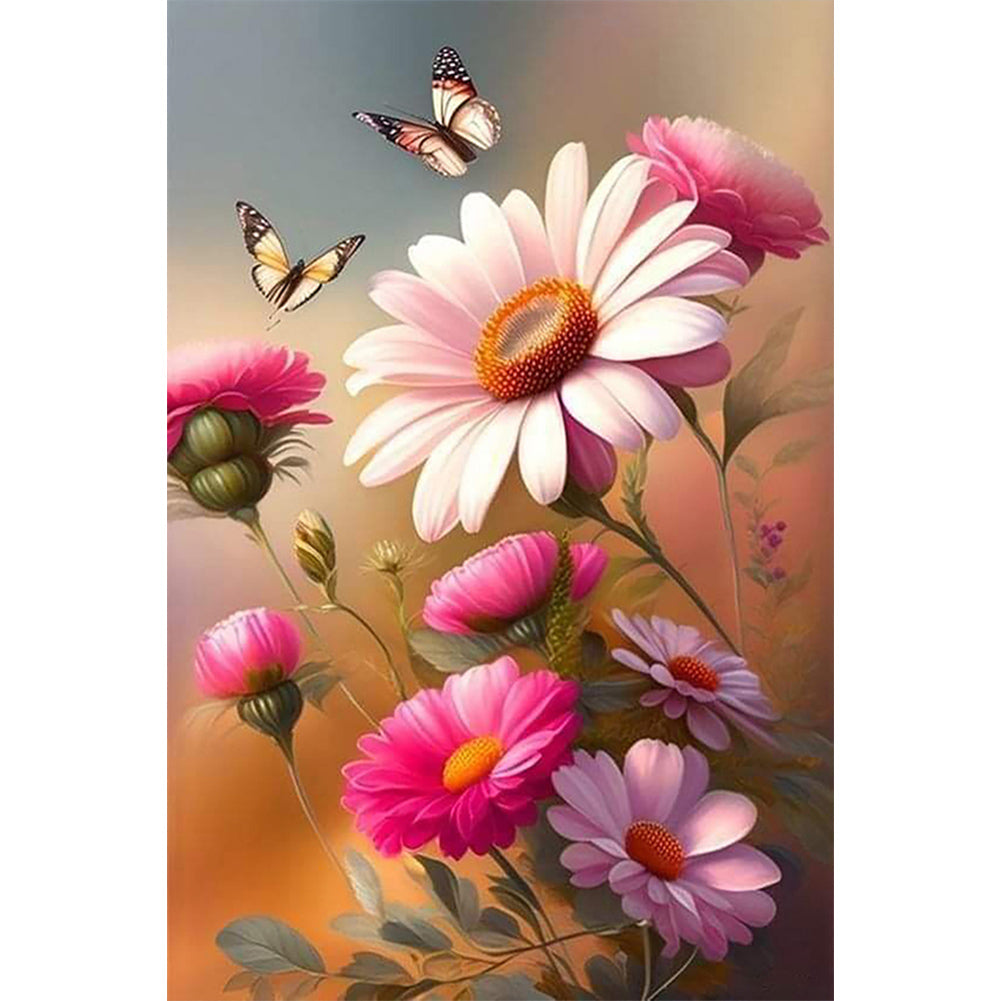 Landscape Flowers 40*60CM(Canvas) Full Round Drill Diamond Painting