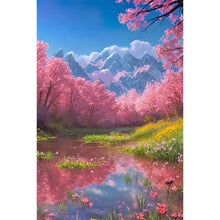 Load image into Gallery viewer, Landscape Flowers 40*60CM(Canvas) Full Round Drill Diamond Painting
