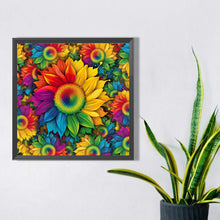 Load image into Gallery viewer, Rainbow Sunflower 40*40CM(Picture) Full Round Drill Diamond Painting
