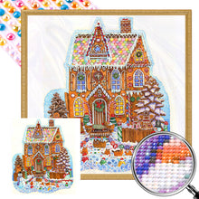 Load image into Gallery viewer, Christmas Cookie House 40*40CM(Picture) Full Round Drill Diamond Painting
