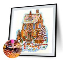 Load image into Gallery viewer, Christmas Cookie House 40*40CM(Picture) Full Round Drill Diamond Painting
