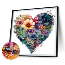 Load image into Gallery viewer, Love Flower 30*30CM(Canvas) Full Round Drill Diamond Painting
