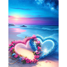 Load image into Gallery viewer, Hearts And Starfish 30*40CM(Canvas) Full Round Drill Diamond Painting
