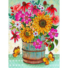 Load image into Gallery viewer, Sunflower 30*40CM(Canvas) Full Round Drill Diamond Painting
