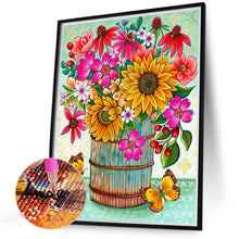 Load image into Gallery viewer, Sunflower 30*40CM(Canvas) Full Round Drill Diamond Painting
