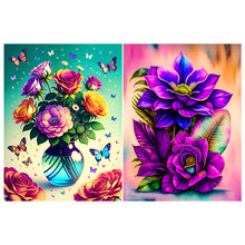 Load image into Gallery viewer, Gorgeous Flowers 30*40CM(Canvas) Full Round Drill Diamond Painting
