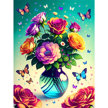 Load image into Gallery viewer, Gorgeous Flowers 30*40CM(Canvas) Full Round Drill Diamond Painting
