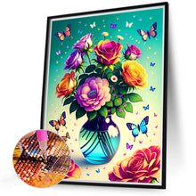 Load image into Gallery viewer, Gorgeous Flowers 30*40CM(Canvas) Full Round Drill Diamond Painting
