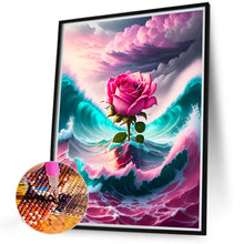 Load image into Gallery viewer, Roses And Sea 30*40CM(Canvas) Full Round Drill Diamond Painting
