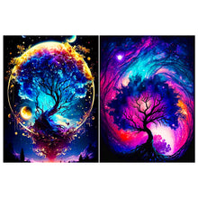 Load image into Gallery viewer, Fantasy Tree Of Life 30*40CM(Canvas) Full Round Drill Diamond Painting
