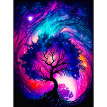 Load image into Gallery viewer, Fantasy Tree Of Life 30*40CM(Canvas) Full Round Drill Diamond Painting
