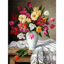 Load image into Gallery viewer, Fresh Bouquet 30*40CM(Canvas) Full Round Drill Diamond Painting
