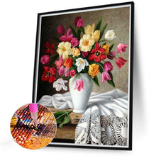 Load image into Gallery viewer, Fresh Bouquet 30*40CM(Canvas) Full Round Drill Diamond Painting
