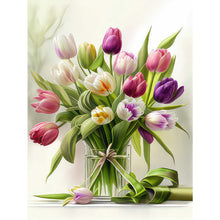 Load image into Gallery viewer, Fresh Bouquet 30*40CM(Canvas) Full Round Drill Diamond Painting
