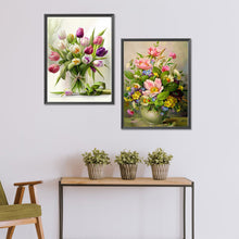 Load image into Gallery viewer, Fresh Bouquet 30*40CM(Canvas) Full Round Drill Diamond Painting
