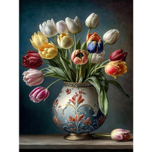 Load image into Gallery viewer, Fresh Bouquet 30*40CM(Canvas) Full Round Drill Diamond Painting
