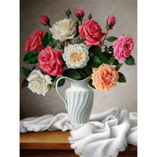 Load image into Gallery viewer, Fresh Bouquet 30*40CM(Canvas) Full Round Drill Diamond Painting
