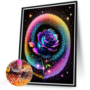 Glitter Rose 30*40CM(Canvas) Full Round Drill Diamond Painting