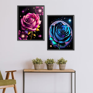 Glitter Rose 30*40CM(Canvas) Full Round Drill Diamond Painting