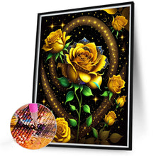 Load image into Gallery viewer, Glitter Rose 30*40CM(Canvas) Full Round Drill Diamond Painting
