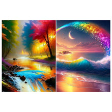 Load image into Gallery viewer, Colorful Landscape 30*40CM(Canvas) Full Round Drill Diamond Painting
