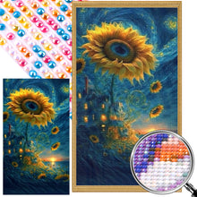 Load image into Gallery viewer, Sunflower 40*70CM(Picture) Full Round Drill Diamond Painting
