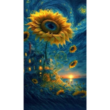 Load image into Gallery viewer, Sunflower 40*70CM(Picture) Full Round Drill Diamond Painting
