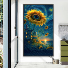 Load image into Gallery viewer, Sunflower 40*70CM(Picture) Full Round Drill Diamond Painting
