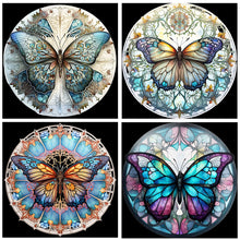 Load image into Gallery viewer, Butterfly 30*30CM(Canvas) Full Round Drill Diamond Painting
