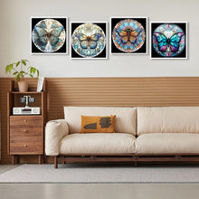 Load image into Gallery viewer, Butterfly 30*30CM(Canvas) Full Round Drill Diamond Painting

