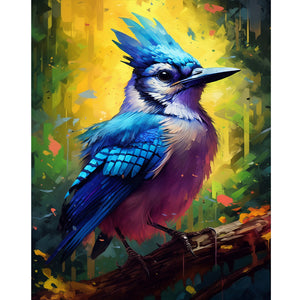 Bluebird 40*50CM(Canvas) Full Round Drill Diamond Painting