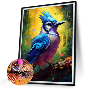 Bluebird 40*50CM(Canvas) Full Round Drill Diamond Painting