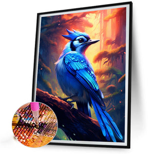 Bluebird 40*50CM(Canvas) Full Round Drill Diamond Painting