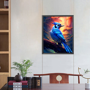 Bluebird 40*50CM(Canvas) Full Round Drill Diamond Painting