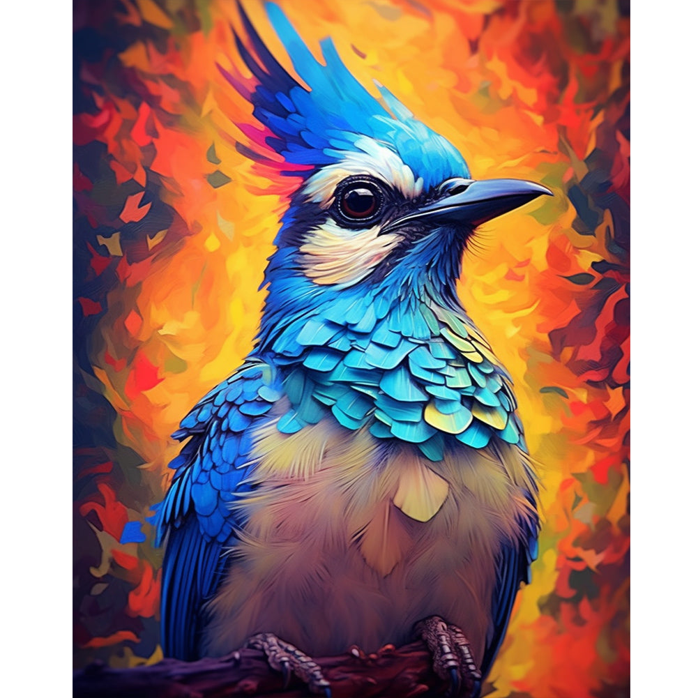 Bluebird 40*50CM(Canvas) Full Round Drill Diamond Painting