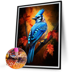 Bluebird 40*50CM(Canvas) Full Round Drill Diamond Painting