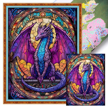 Load image into Gallery viewer, Stained Glass (40*55CM) 14CT 2 Stamped Cross Stitch
