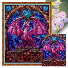 Load image into Gallery viewer, Stained Glass (40*55CM) 14CT 2 Stamped Cross Stitch
