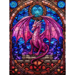 Stained Glass (40*55CM) 14CT 2 Stamped Cross Stitch