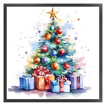 Load image into Gallery viewer, Christmas Tree (50*50CM) 11CT 3 Stamped Cross Stitch
