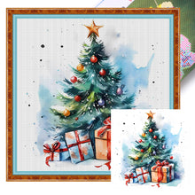 Load image into Gallery viewer, Christmas Tree (50*50CM) 11CT 3 Stamped Cross Stitch
