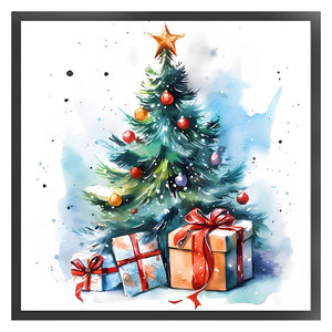 Christmas Tree (50*50CM) 11CT 3 Stamped Cross Stitch