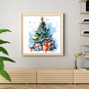 Christmas Tree (50*50CM) 11CT 3 Stamped Cross Stitch