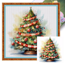 Load image into Gallery viewer, Christmas Tree (50*50CM) 11CT 3 Stamped Cross Stitch
