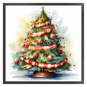 Christmas Tree (50*50CM) 11CT 3 Stamped Cross Stitch